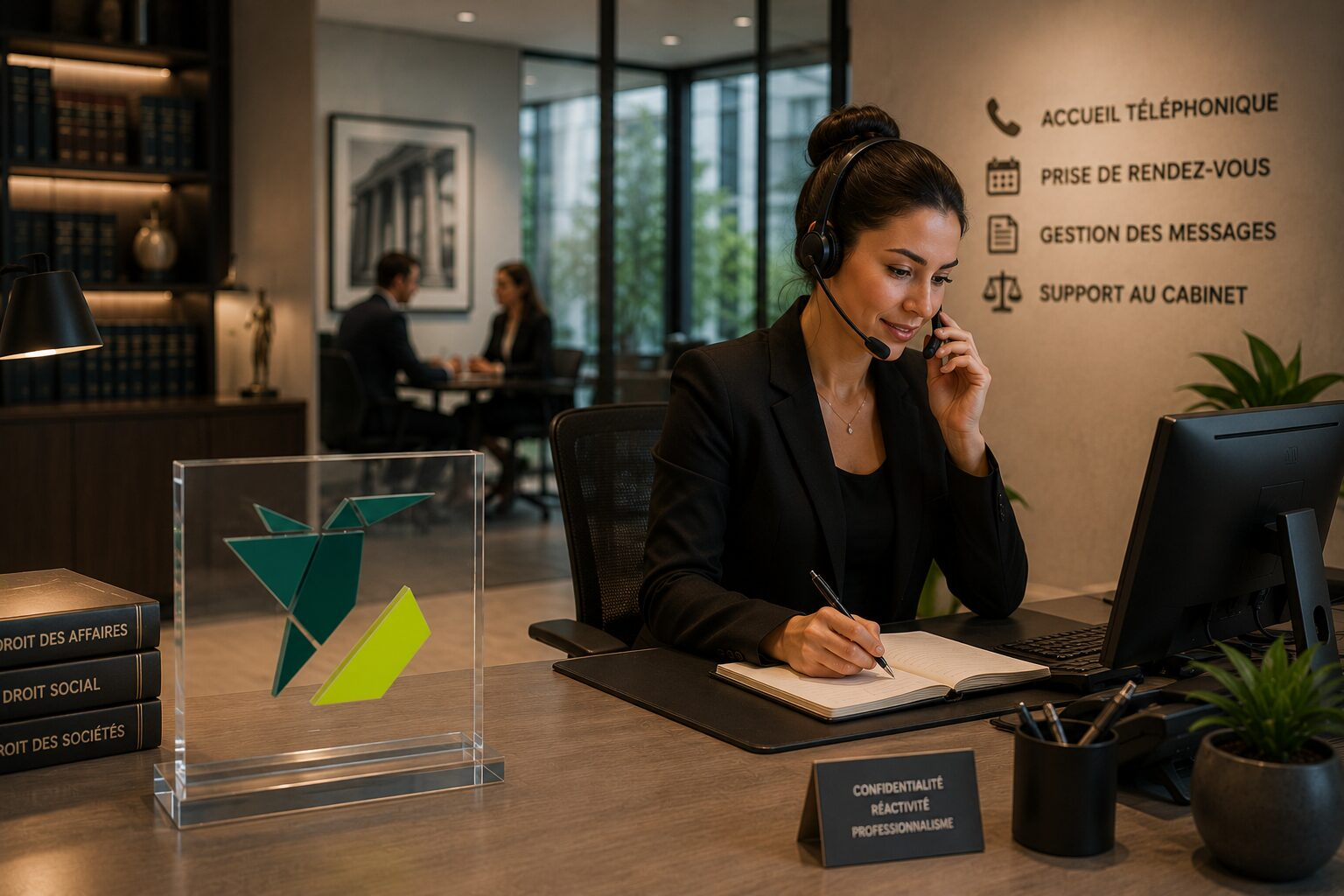 Télésecrétariat pour avocat : accueil des appels et gestion du cabinet