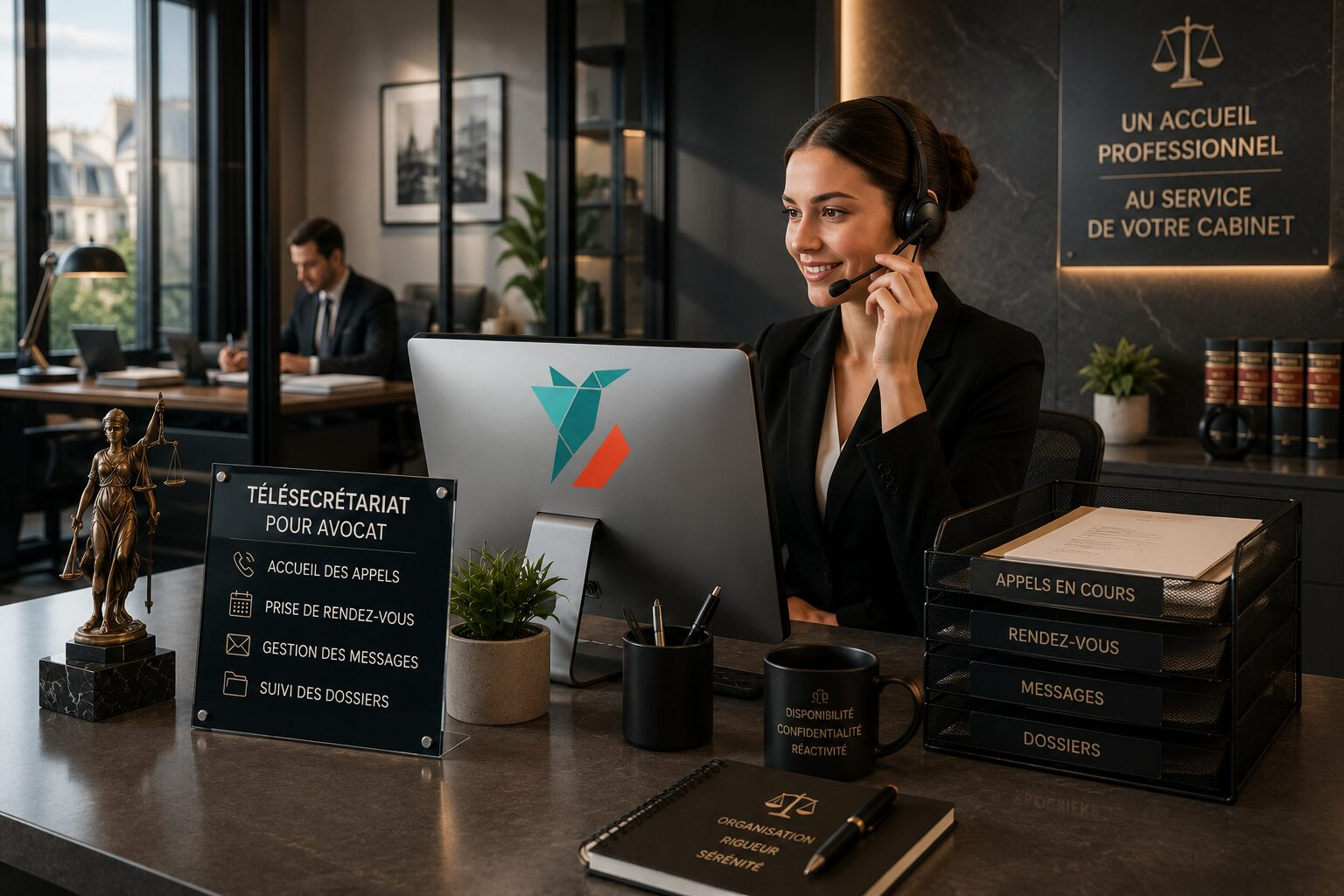 Télésecrétariat pour avocat : accueil des appels et gestion du cabinet