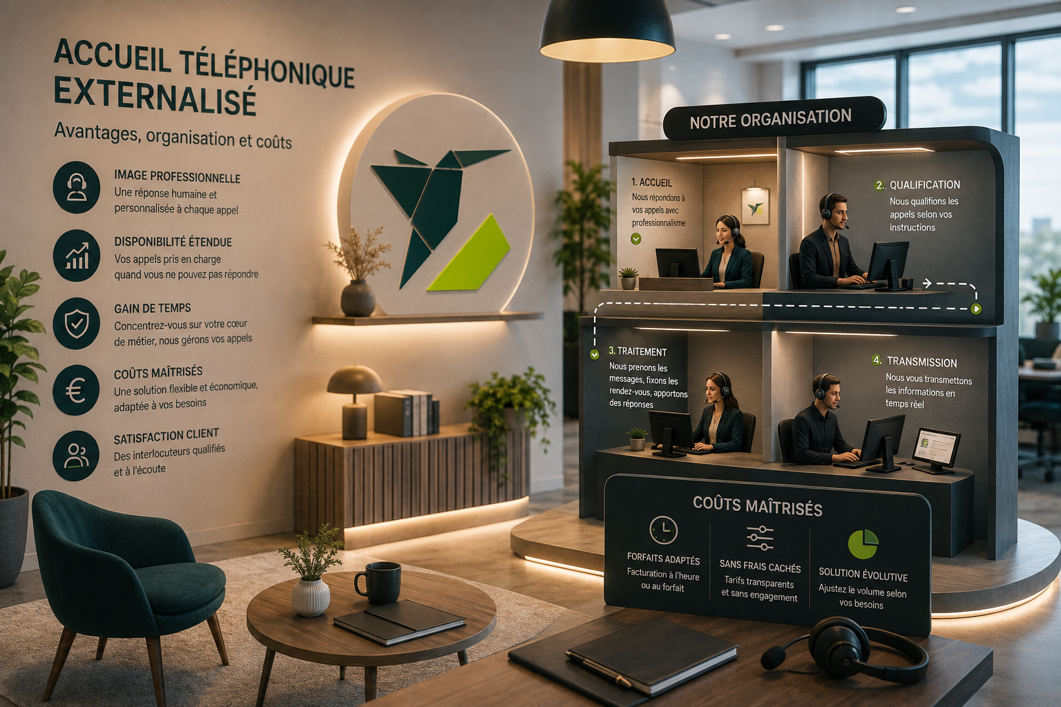 Accueil téléphonique externalisé : avantages, organisation et coûts